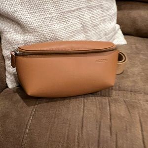 Monos Metro Sling Bag - Vegan Saddle Tan Leather